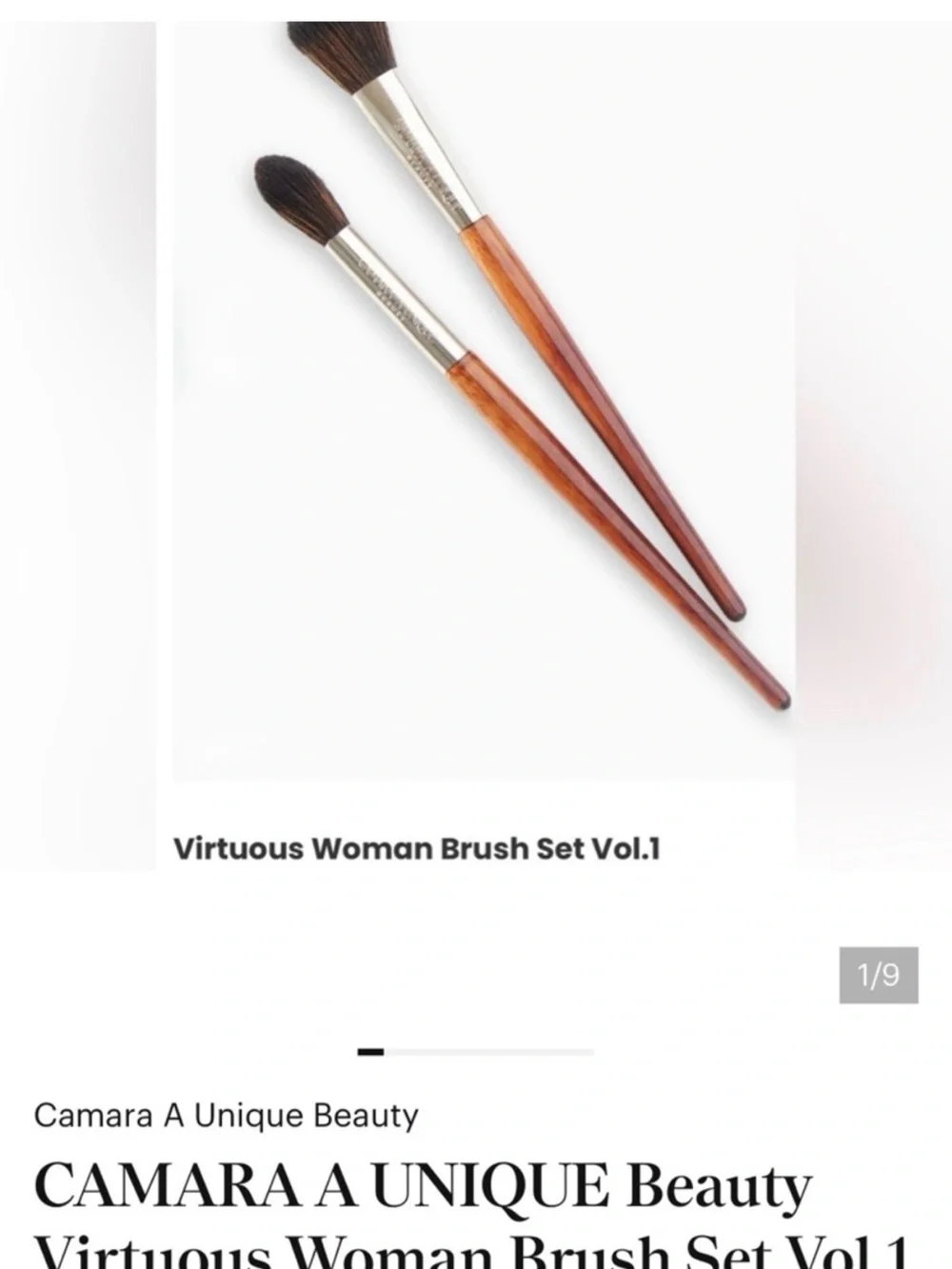 Pink Makeup Brush carrier and 2 makeup brushes